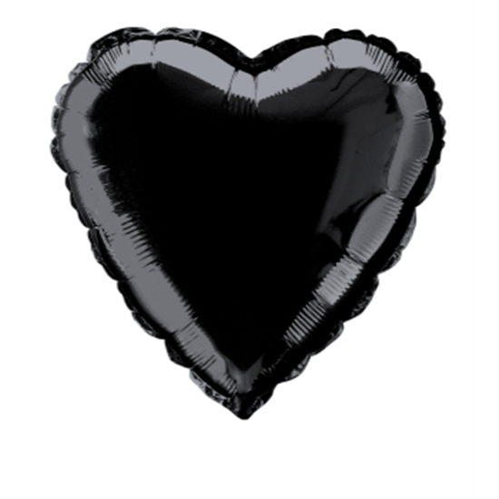 Picture of 18" FOIL - BLACK HEART