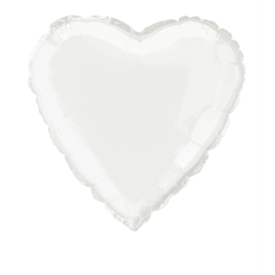 Image sur 18" FOIL - WHITE HEART