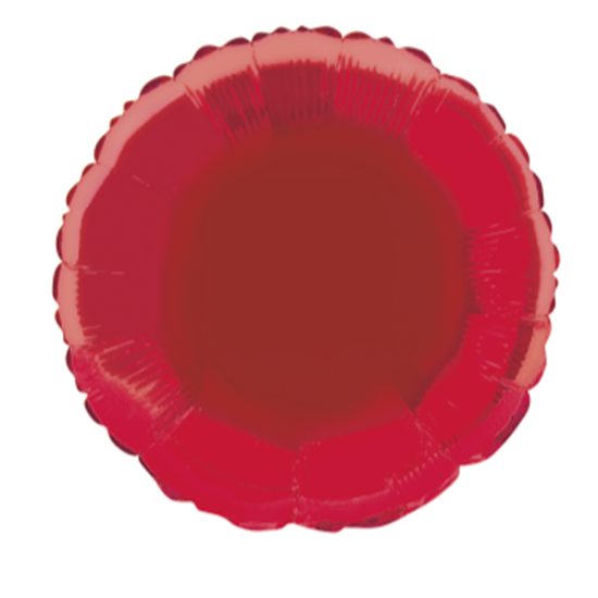 Picture of 18" FOIL - RED ROUND