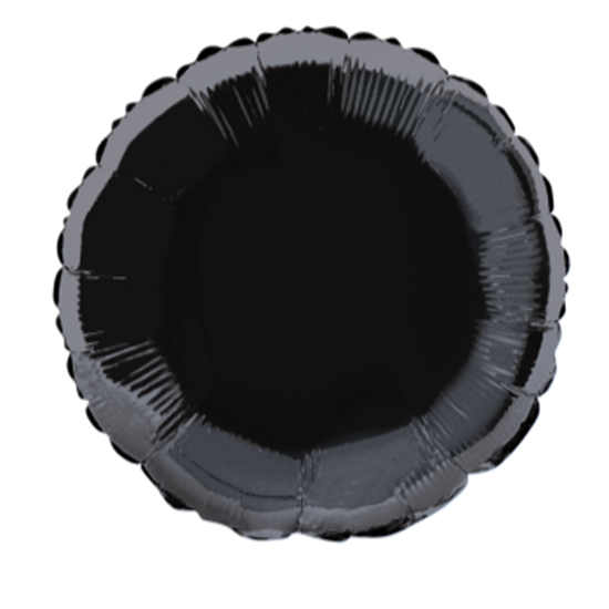 Image sur 18" FOIL - BLACK ROUND