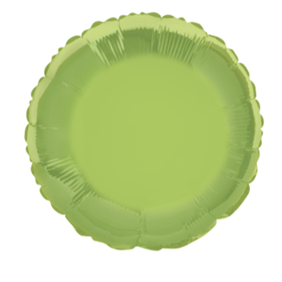 Picture of 18" FOIL - LIME GREEN ROUND