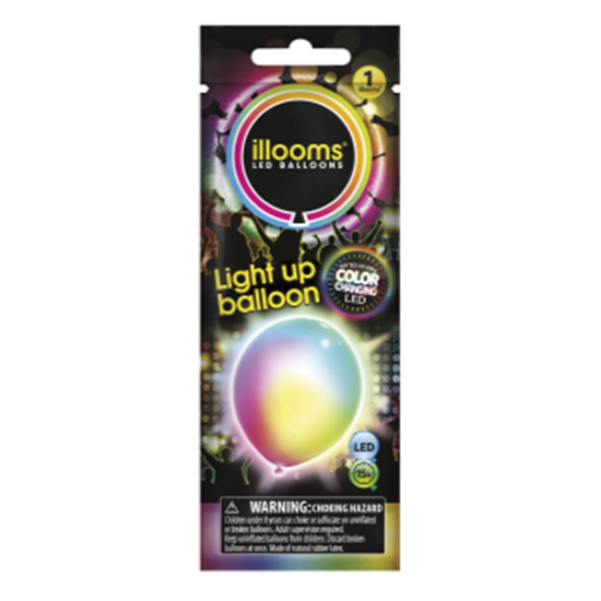 PartyMart. 15 HOUR LIGHT UP BALLOON - COLOR CHANGING