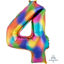 Image de 34'' NUMBER 4 SUPERSHAPE - RAINBOW SPLASH