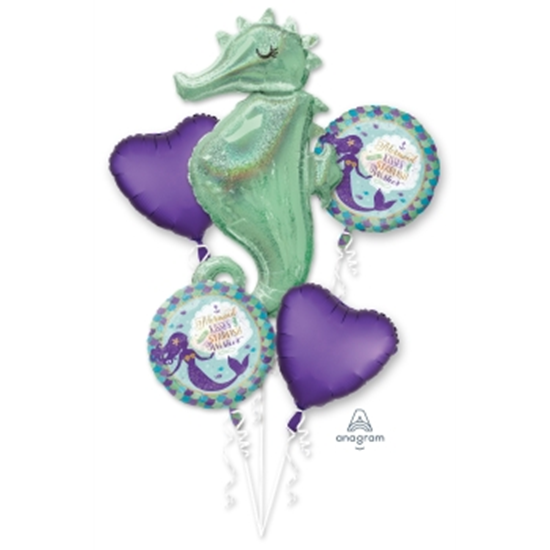 Image sur MERMAID WISHES SEAHORSE FOIL BOUQUET