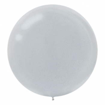 Image de 24" SILVER LATEX BALLOONS - 25CT