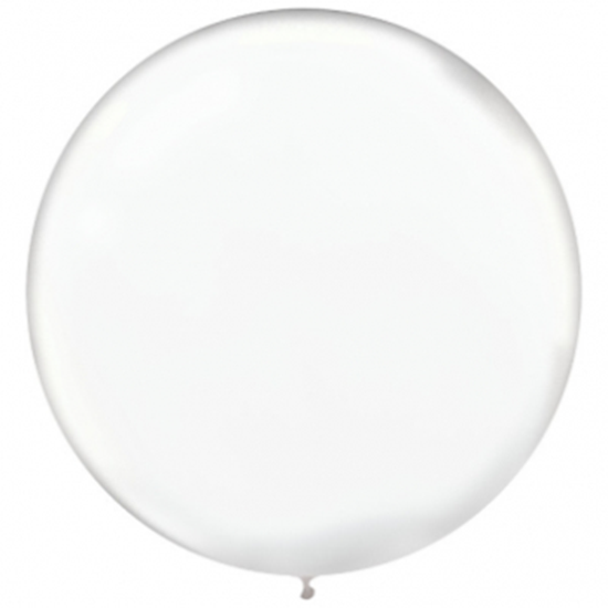 Image sur 24" CLEAR LATEX BALLOONS - 25CT