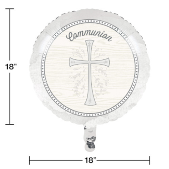 Picture of 18" FOIL - DIVINITY SILVER  - COMMUNION