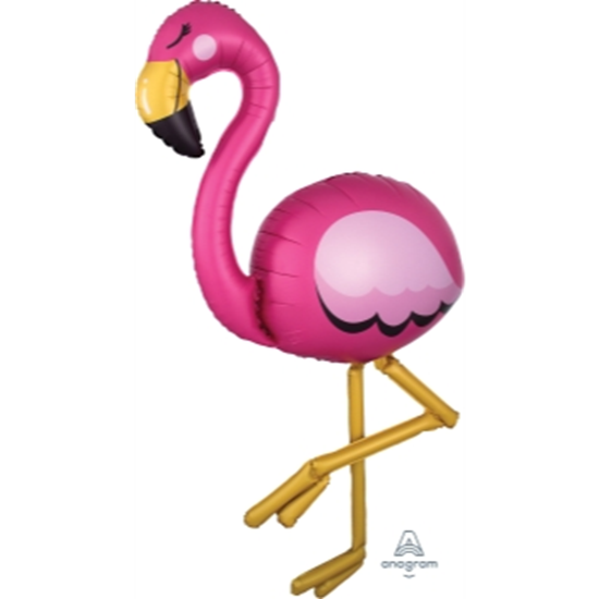 Image sur 68" FLAMINGO AIRWALKER - INCLUDES HELIUM