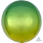 Image de 21'' YELLOW & GREEN OMBRE ORBZ BALLOON