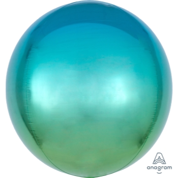 Picture of 21'' BLUE & GREEN OMBRE ORBZ BALLOON