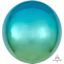 Image de 21'' BLUE & GREEN OMBRE ORBZ BALLOON