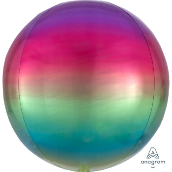 Picture of 21'' RAINBOW OMBRE ORBZ BALLOON