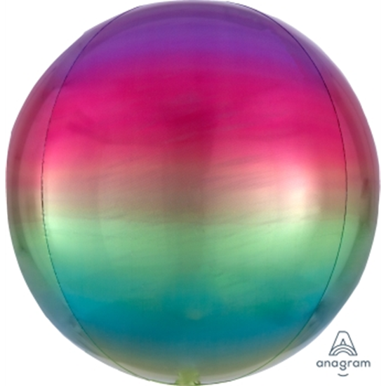 Picture of 21'' RAINBOW OMBRE ORBZ BALLOON