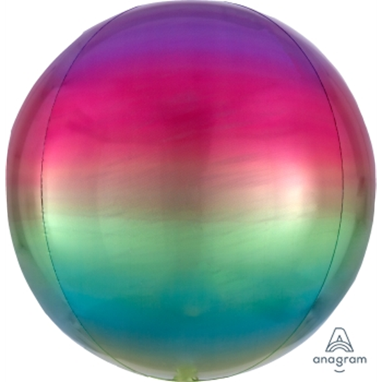 Image sur 21'' RAINBOW OMBRE ORBZ BALLOON