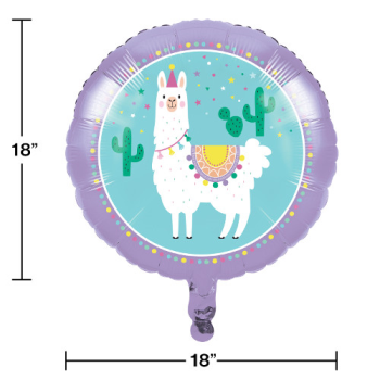 Image de 18" FOIL - LLAMA PARTY