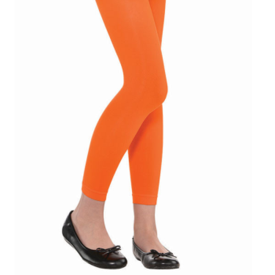 Image sur ORANGE FOOTLESS TIGHTS - CHILD