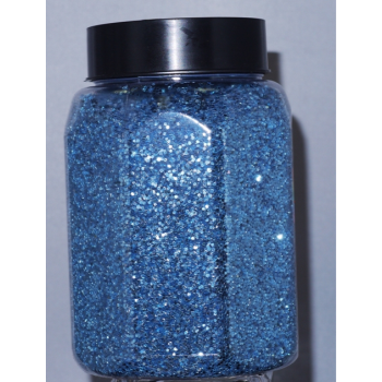 Image de 16oz GLITTER JAR - LIGHT BLUE