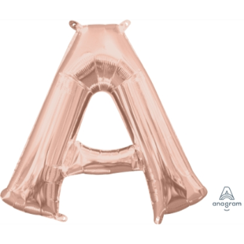 Image de MINI SHAPE LETTER A  - ROSE GOLD (AIR FILLED)