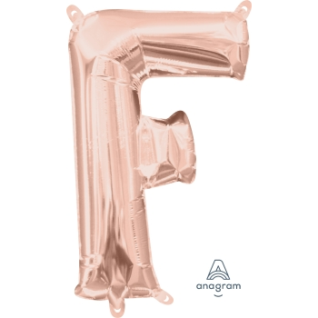 Image de MINI SHAPE LETTER F  - ROSE GOLD (AIR FILLED)