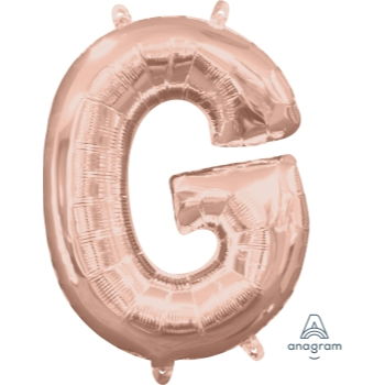 Image de MINI SHAPE LETTER G  - ROSE GOLD (AIR FILLED)