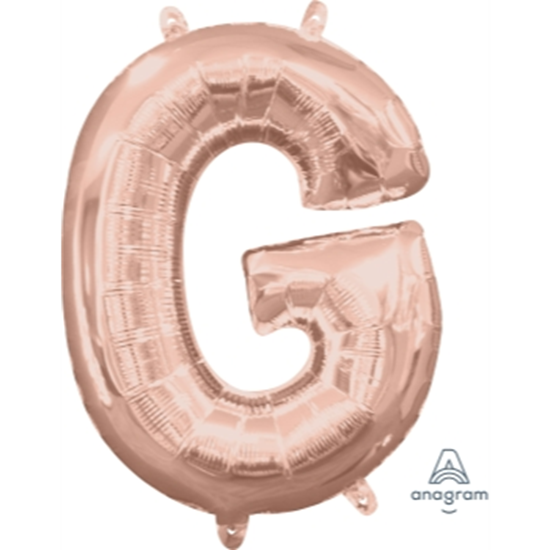 Picture of MINI SHAPE LETTER G  - ROSE GOLD (AIR FILLED)