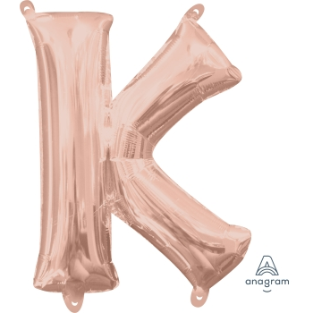 Image de MINI SHAPE LETTER K - ROSE GOLD (AIR FILLED)