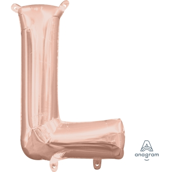 Image de MINI SHAPE LETTER L  - ROSE GOLD (AIR FILLED)