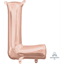 Picture of MINI SHAPE LETTER L  - ROSE GOLD (AIR FILLED)