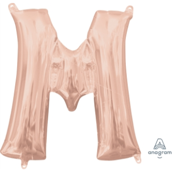Image de MINI SHAPE LETTER M  - ROSE GOLD (AIR FILLED)