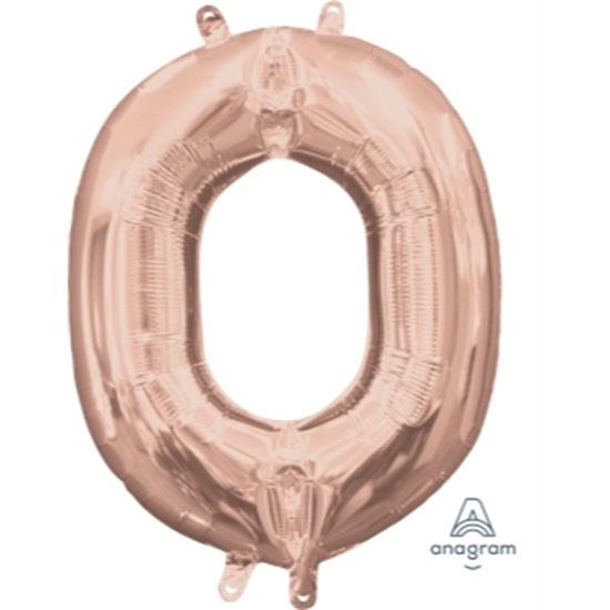 Image sur MINI SHAPE LETTER O  - ROSE GOLD (AIR FILLED)