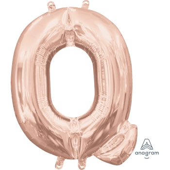 Image de MINI SHAPE LETTER Q  - ROSE GOLD (AIR FILLED)