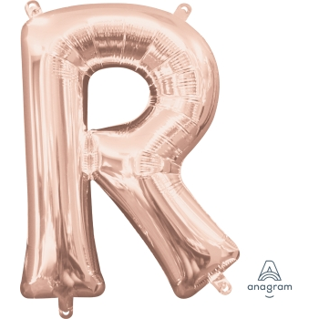 Image de MINI SHAPE LETTER R  - ROSE GOLD (AIR FILLED)