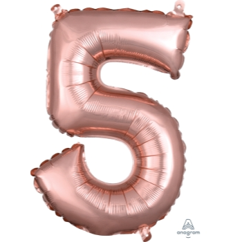 Image de MINI SHAPE NUMBER 5 - ROSE GOLD (AIR FILLED)