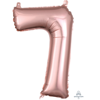 Image de MINI SHAPE NUMBER 7  - ROSE GOLD (AIR FILLED)