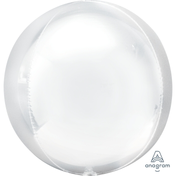 Image de 21'' WHITE ORBZ BALLOON