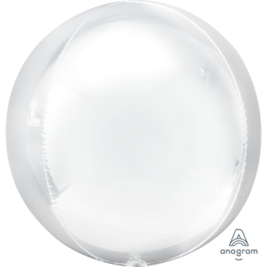 Image sur 21'' WHITE ORBZ BALLOON