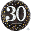 Picture of 30th - 18" FOIL - SPARKLING BIRTHDAY