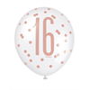 Picture of 16TH - 12" GLITZ ROSE GOLD BALLOONS