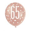 Image sur 65th - 12" GLITZ ROSE GOLD BALLOONS