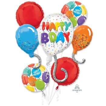 Image de BIRTHDAY CELEBRATION FOIL BOUQUET