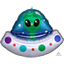 Picture of ALIEN SPACE SHIP IRIDESCENT SUPERSHAPE