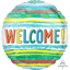 Image de 18" FOIL - WELCOME WATER COLOR STRIPES
