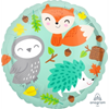 Image sur 18" FOIL - WOODLAND CRITTERS