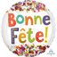 Picture of 18" FOIL - BONNE FÊTE POINTS MULTICOLORES