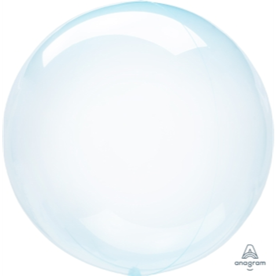 Image sur 21''CRYSTAL CLEAR BLUE ORBZ BALLOON