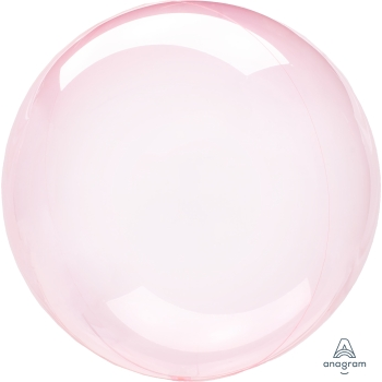 Picture of 21'' CRYSTAL CLEAR  DARK PINK ORBZ BALLOON