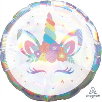 Picture of 18" FOIL - UNICORN PARTY IRIDESCENT