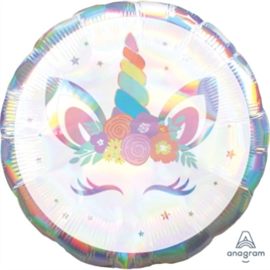 Image sur 18" FOIL - UNICORN PARTY IRIDESCENT