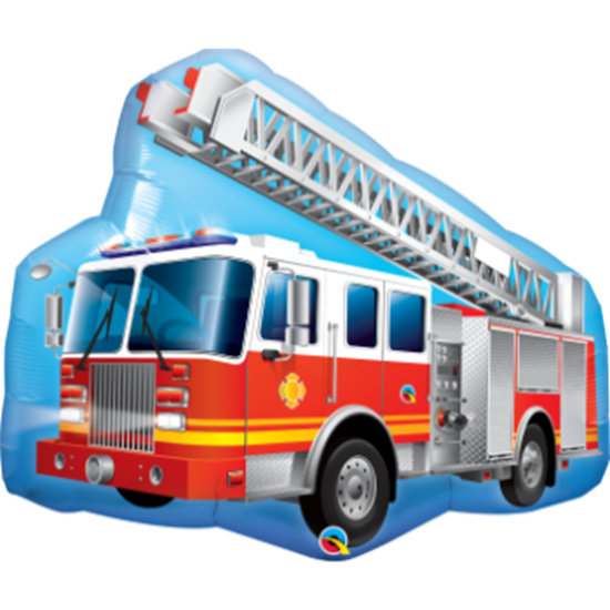Image sur RED FIRE TRUCK SUPERSHAPE