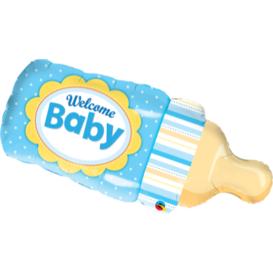 Picture of WELCOME BABY BOTTLE BOY SUPERSHAPE
